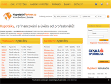 Tablet Screenshot of hypotecnipartner.cz